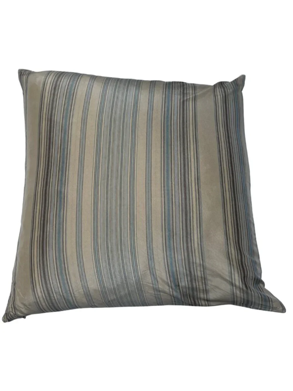 Striped Feather Pillow – 14” x 14”